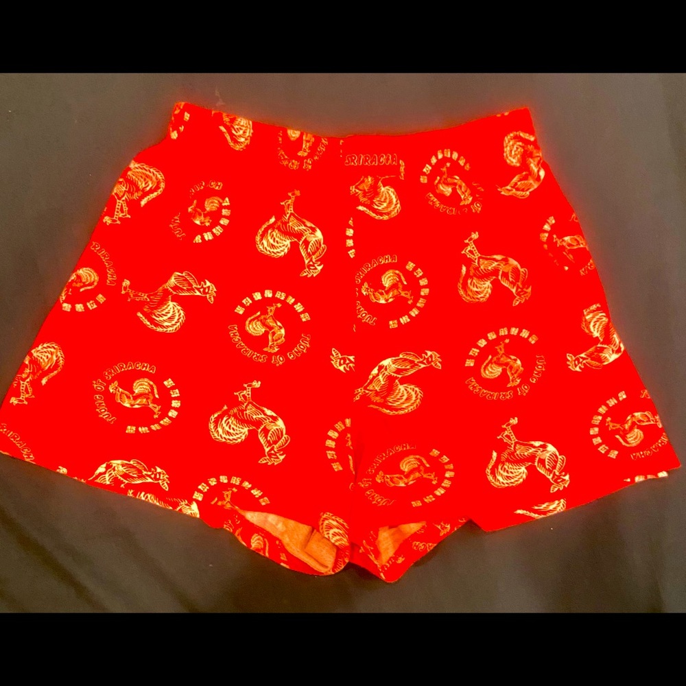 Sriracha red boxer shorts